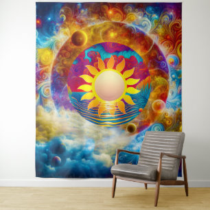 Cosmic Sun Tapestry