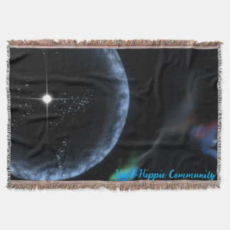 "Cosmic Supernova" Throw Blanket