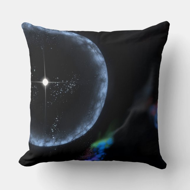 "Cosmic Supernova" Throw Pillow (Front)