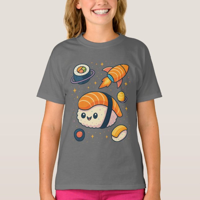 Cosmic Sushi Adventure T-Shirt (Front)