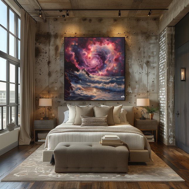 Cosmic Swirl: Impressionist and Surrealist Poster (Creator Uploaded)