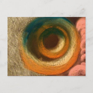 Cosmic swirls postcard