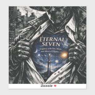 Cosmic Sword Fantasy Vinyl Sticker