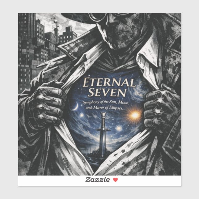 Cosmic Sword Fantasy Vinyl Sticker (Sheet)