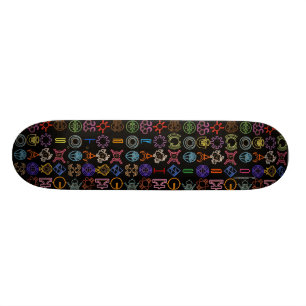 Cosmic  Symbols skateboard