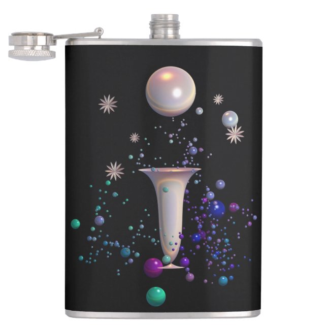Cosmic Symphony  Hip Flask (Opened)