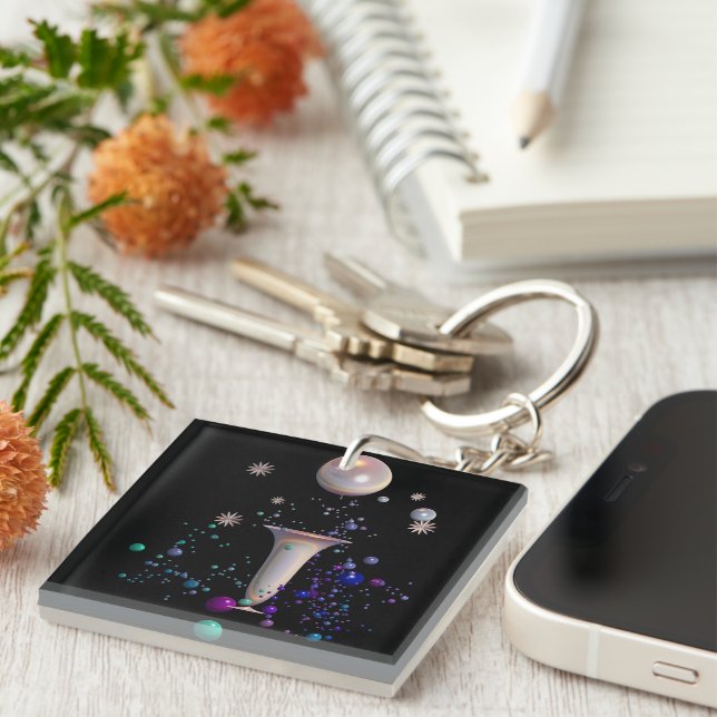Cosmic Symphony Key Ring (Front Right)