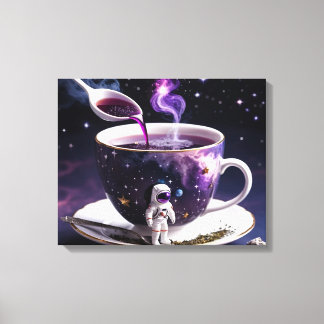 Cosmic Tea Party Canvas Print