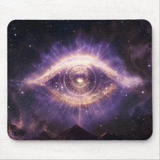 Cosmic Third Eye Awakening - Spiritual Awareness Mouse Mat