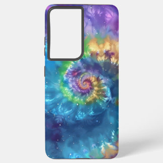 Cosmic Tie-Dye Swirl - Vibrant Psychedelic Galaxy Samsung Galaxy Case
