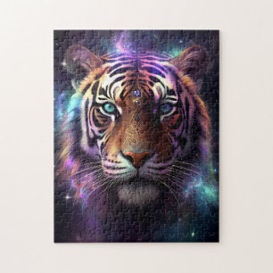 Cosmic Tiger Jigsaw Puzzle