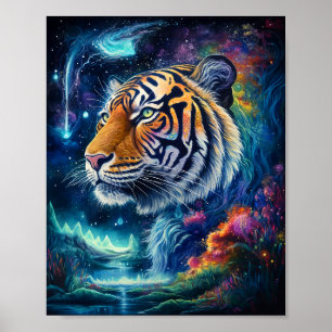 Cosmic Tiger Poster