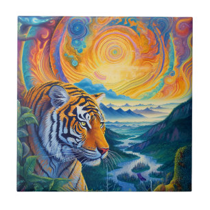 Cosmic Tiger Tile
