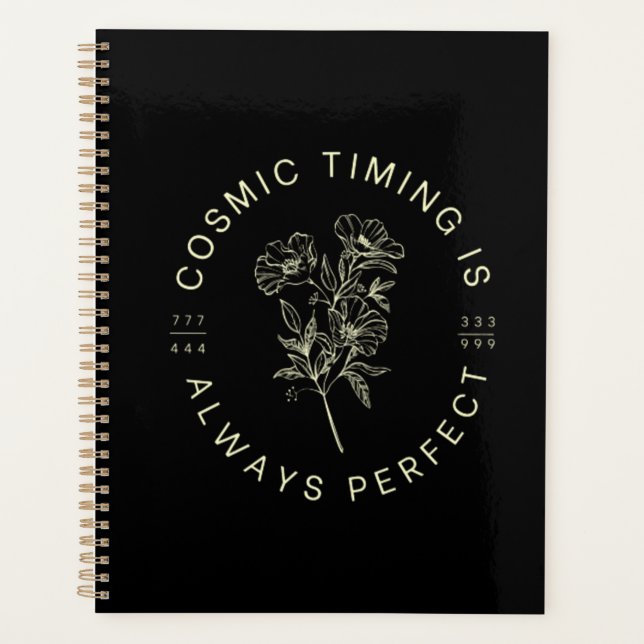 Cosmic Timing Aesthetic  Planner (Front)