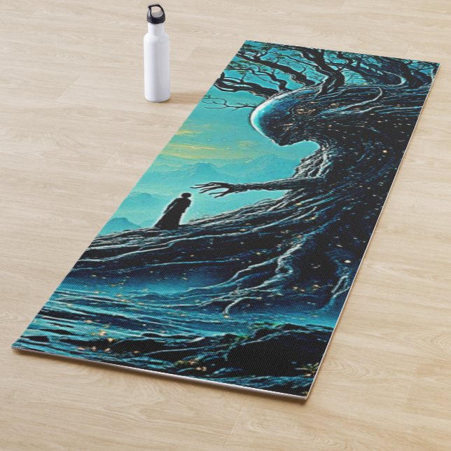 Cosmic Tree of Life Fantasy Yoga Mat (In Situ)