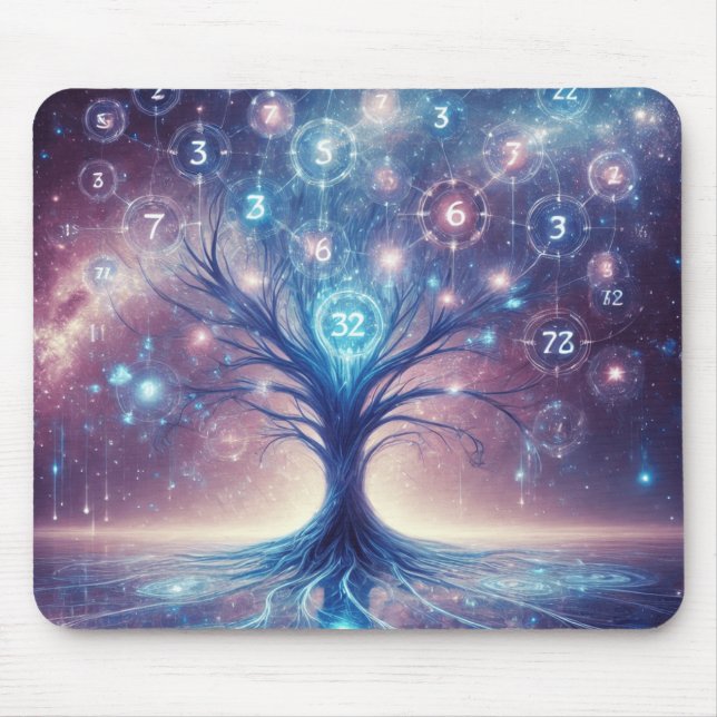 Cosmic Tree of Life Mouse Mat (Front)