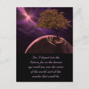 Cosmic Tree of Life Postcard