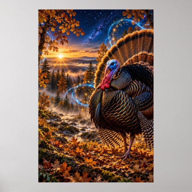 Cosmic Turkey Hunter Poster (Front)
