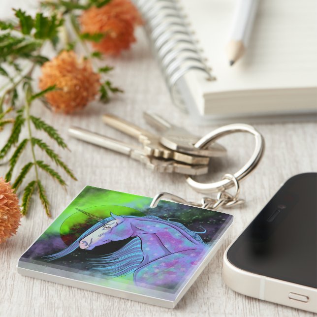 Cosmic Unicorn 6 Key Ring (Front Right)