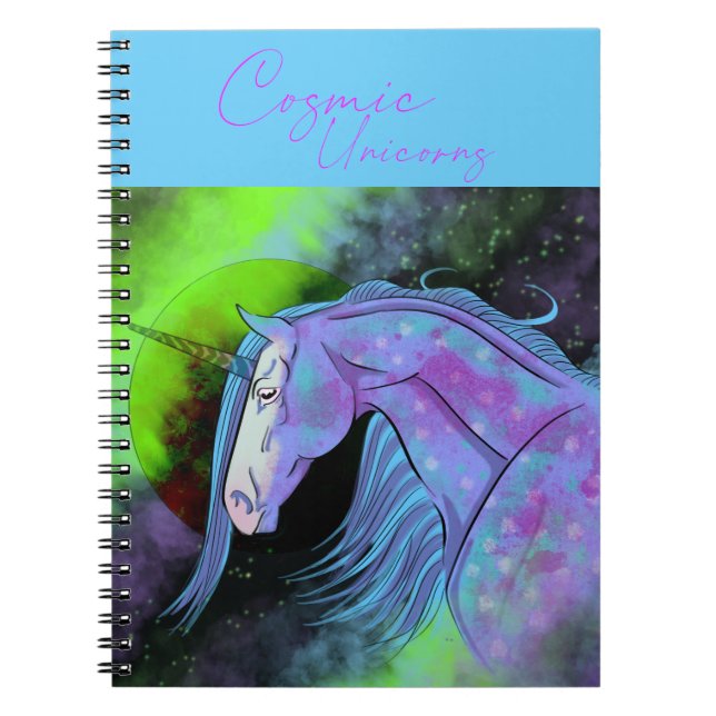 Cosmic Unicorn 6 Notebook (Front)