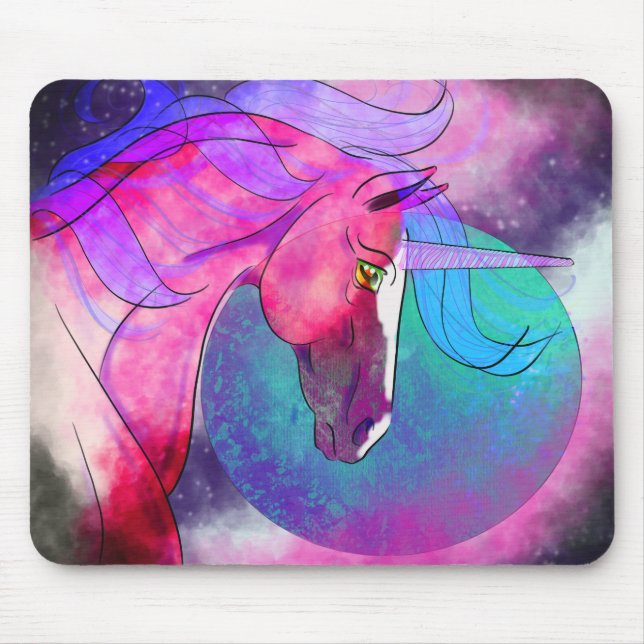 Cosmic Unicorn 7 Mouse Mat (Front)