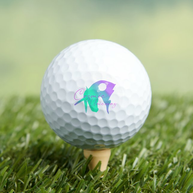 Cosmic Unicorn Official Golf Balls (Insitu Tee)