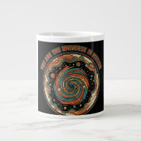Cosmic Universe In Motion - Retro Aesthetic Spirit