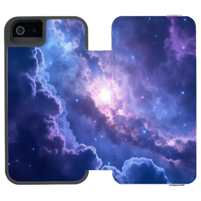 Cosmic Veil Nebula Incipio iPhone Wallet Case (Folio Open)