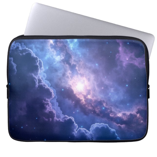 Cosmic Veil Nebula Laptop Sleeve (Front)