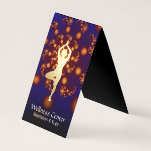 Cosmic   Vibrant Gold Business Card