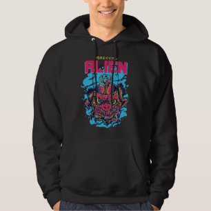 Cosmic Visitor : The Alien Design Hoodie