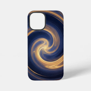Cosmic Vortex of Golden Light iPhone 12 Mini Case