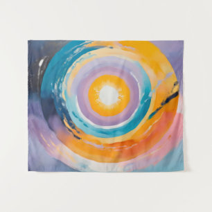 Cosmic Vortex: Solar Embrace Tapestry