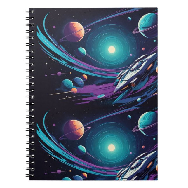Cosmic Voyage Notebook (Front)