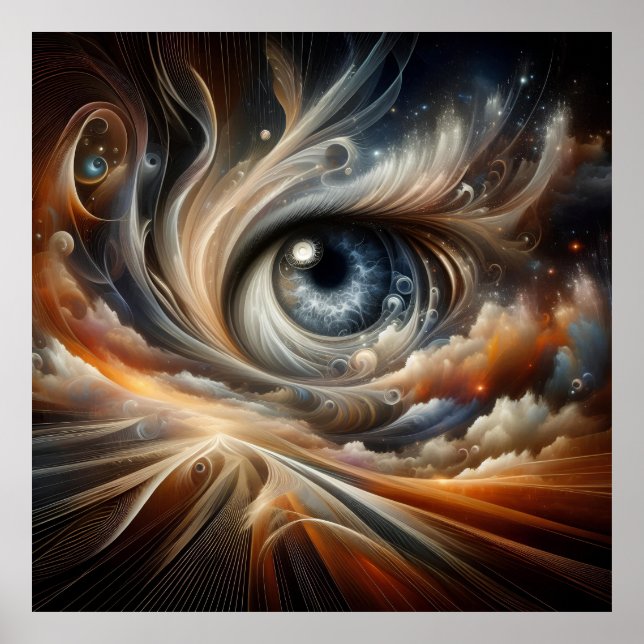 Cosmic Watcher Poster (Front)