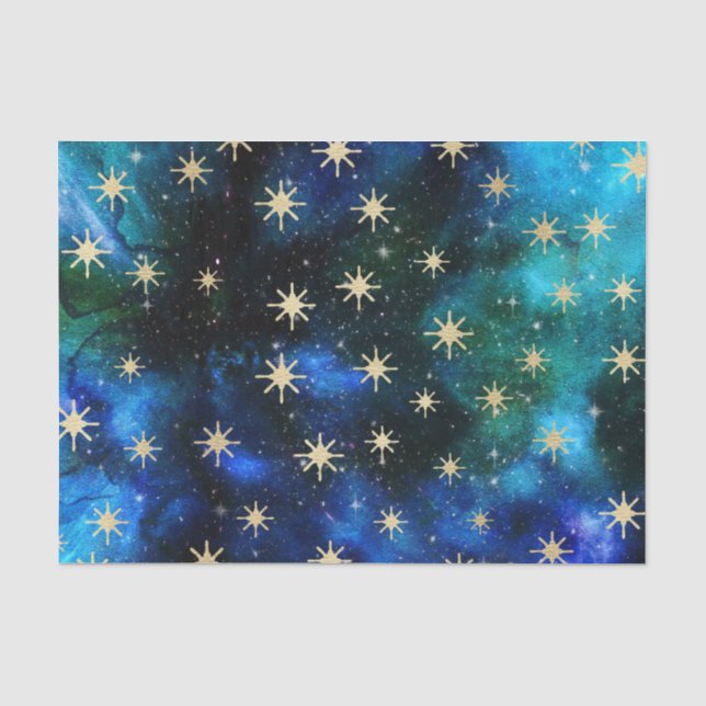 Cosmic Water Colour 3 Tissue Paper (Front)