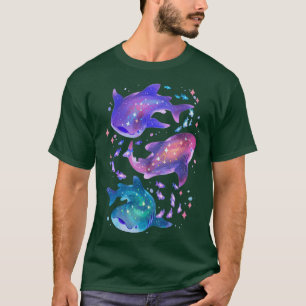 Cosmic Whale Shark retro T-Shirt