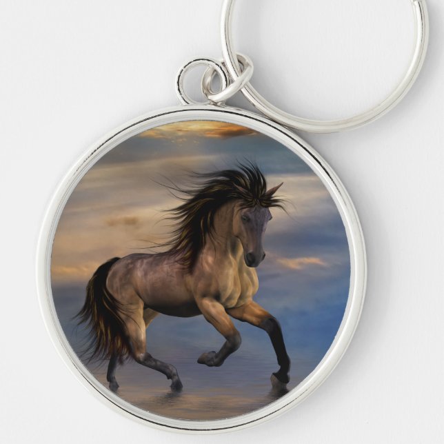 cosmic .. wild stallion key ring (Front)