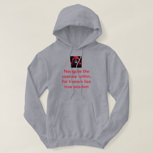 Cosmic Wisdom Navigator Hoodie (Design Front)