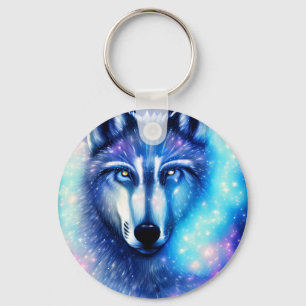 Cosmic Wolf  Key Ring