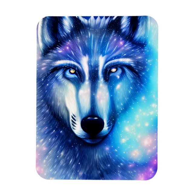 Cosmic Wolf Magnet (Vertical)