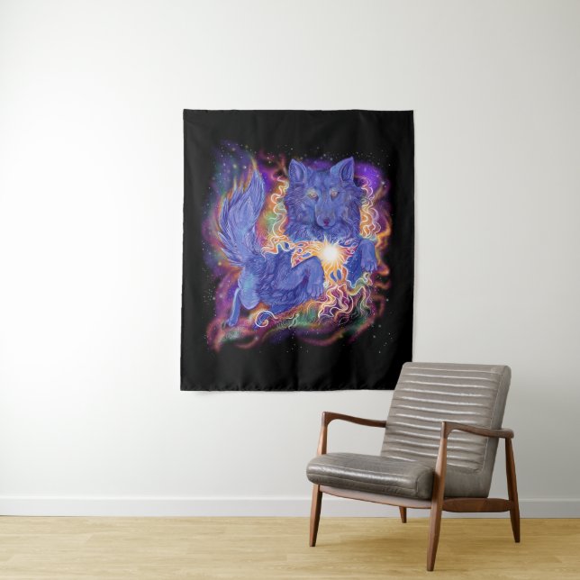Cosmic Wolf Tapestry (In Situ)