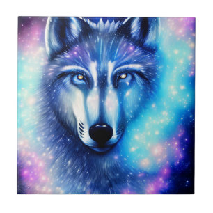 Cosmic Wolf Tile
