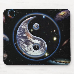 Cosmic Yin Yang Mouse Mat
