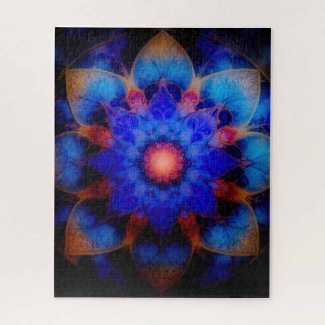 Cosmic ZEN Floral  Jigsaw Puzzle (Vertical)
