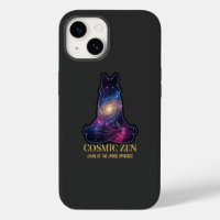 Cosmic Zen Wolf – Meditating Galaxy Spirit Animal