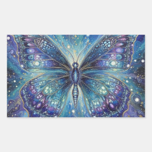 CosmicButterFlyFantasy Rectangular Sticker
