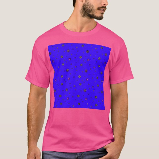 Cosmicdark Blue Polka Dot T-Shirt (Front)