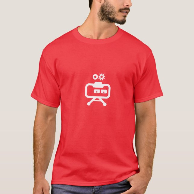Cosmicity Logobot Red T T-Shirt (Front)