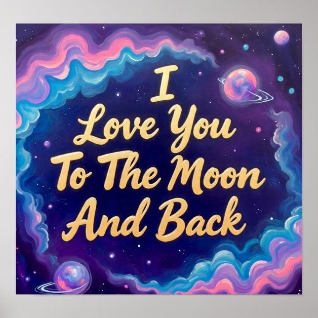 CosmicLoveMoon Poster (Front)